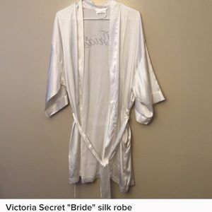 Victoria Secret bride silk robe